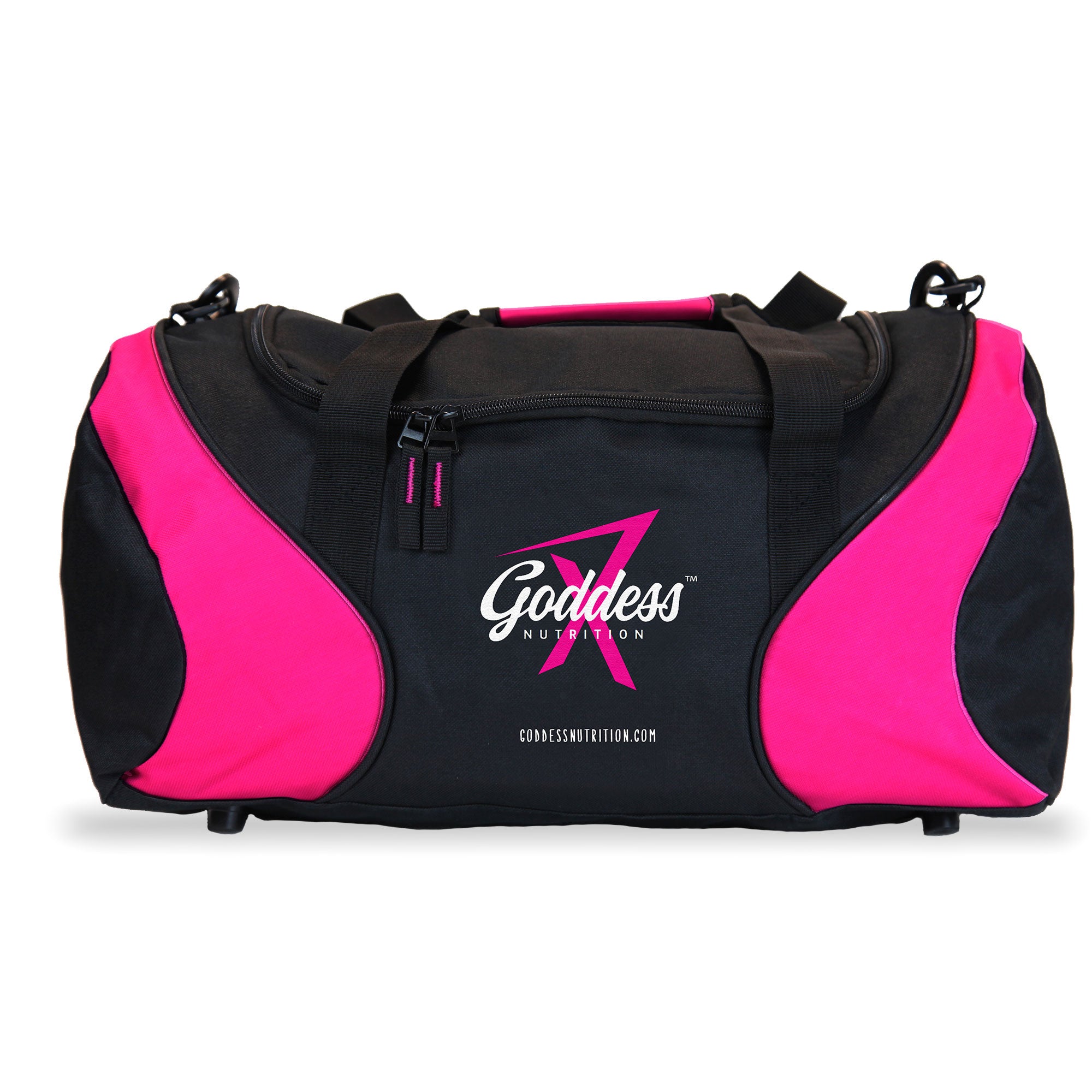 Goddess Nutrition s Black and Pink Gym Bag for Active Women Goddess Nutrition