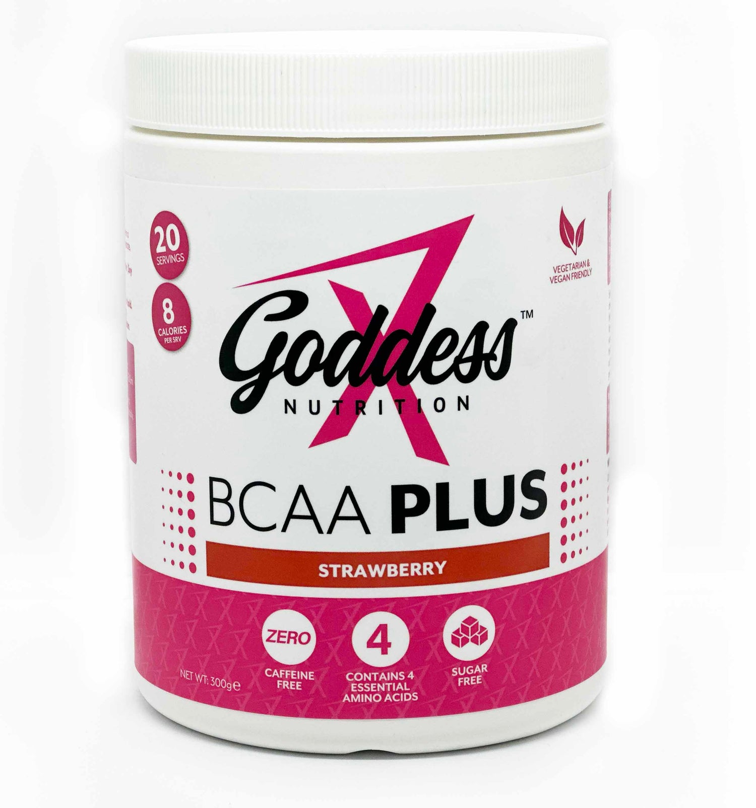 Goddess Nutrition BCAA Plus Strawberry Flavour