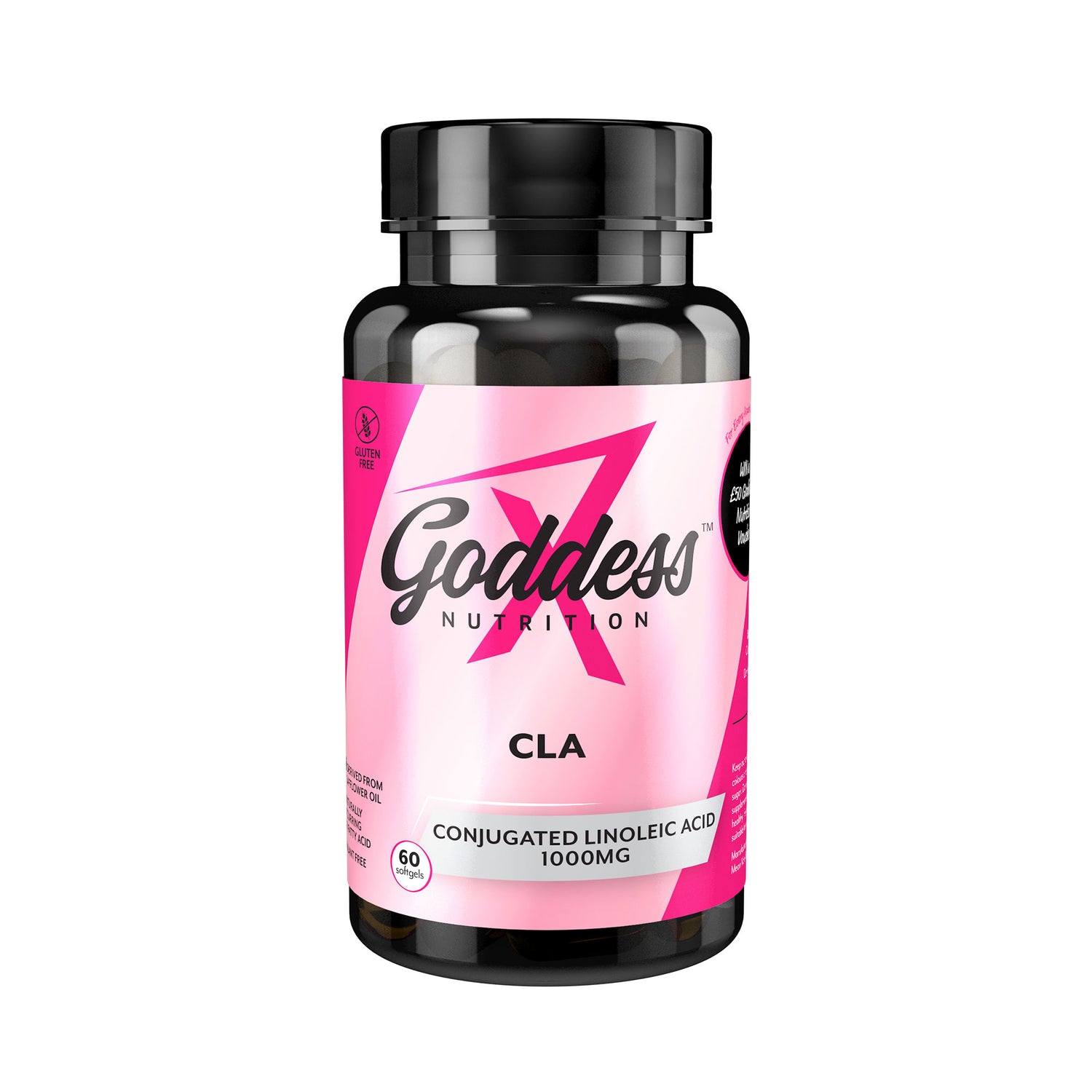 Goddess Nutrition CLA Capsules for Women